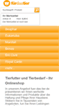 Mobile Screenshot of fuer-das-tier.de