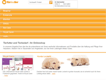 Tablet Screenshot of fuer-das-tier.de